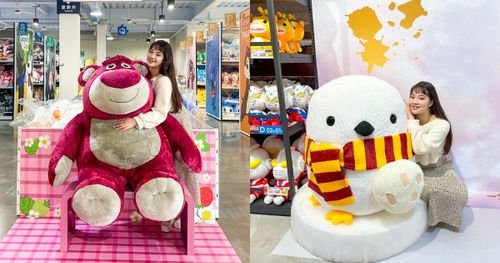 100公分熊抱哥這裡買！哥吉拉超Q聖誕樹、雪白小熊維尼...逛到不想出來！