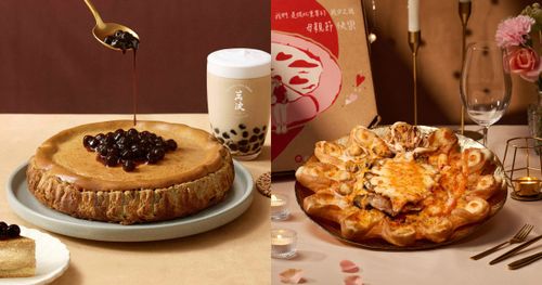 必勝客跟萬波聯名！珍奶巴斯克蛋糕必點、奢華鮑魚干貝比薩「這天」同步登場