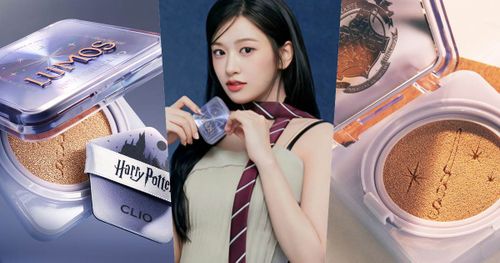 2025哈利波特彩妝聯名！安俞真同款CLIO「奇幻氣墊粉餅」登場，用魔法讓毛孔、瑕疵全部去去！