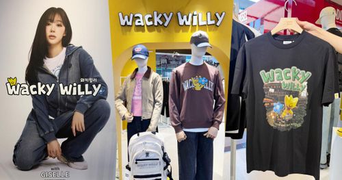 人氣韓牌Wacky WiLLY快閃登場！滿額送「GISELLE同款吊飾」、限定夜市T恤這裡才有！