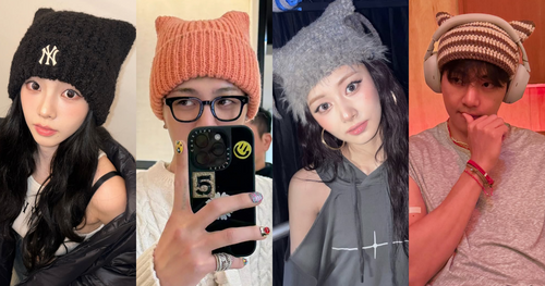 巴拉克拉法帽退場！韓星今年都改戴貓耳帽！GD權志龍、金泰亨都愛上！Karina同款千元就有！