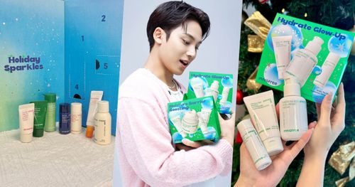 2025千元聖誕交換禮物推薦！珉奎最愛INNISFREE綠茶籽&美白精華、PDRN安瓶超值入組，滿額還有聖誕糖果包裝！