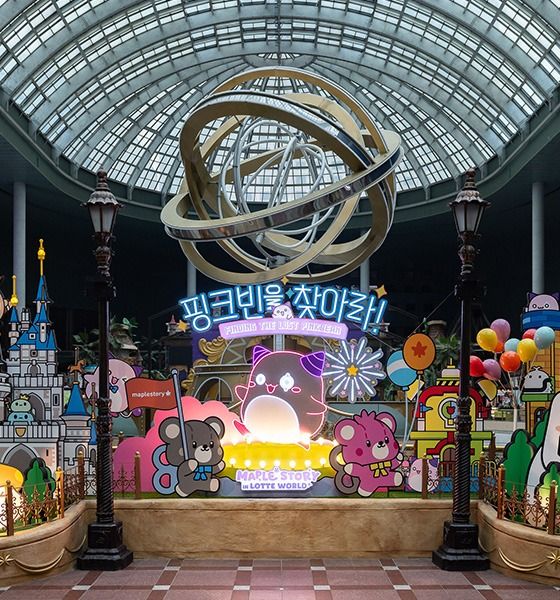 韓國樂天世界「楓之谷園區」來了！超仿真「弓箭手村、巨大菇菇寶貝、粉豆傳送門」必拍亮點一次看！-2