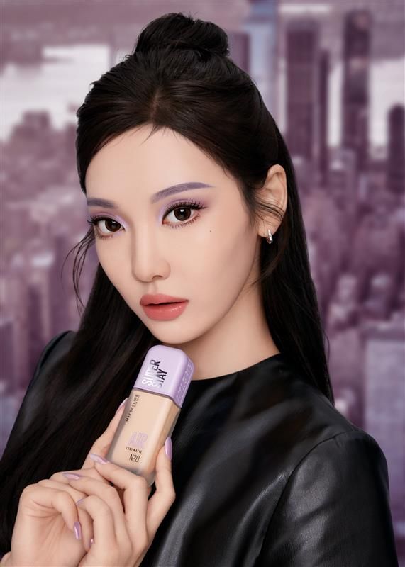 aespa寧寧同款粉底液全新升級！媚比琳「小方胖AIR」一抹柔焦毛孔、超美裸霧光感肌，輕薄、服貼、持久一次到位！-9