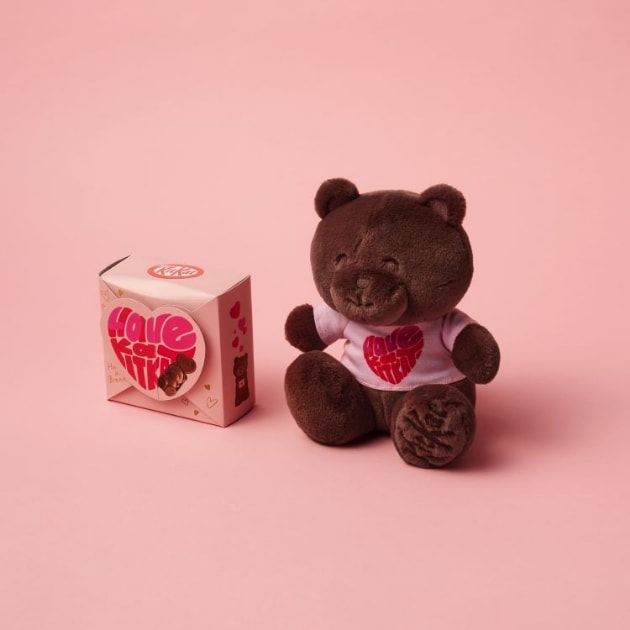 2026情人節禮物就送這個！超呆萌「Kitkat愛心巧克力小熊絨毛玩偶、熊熊馬克杯」日妞都狂搶！-14