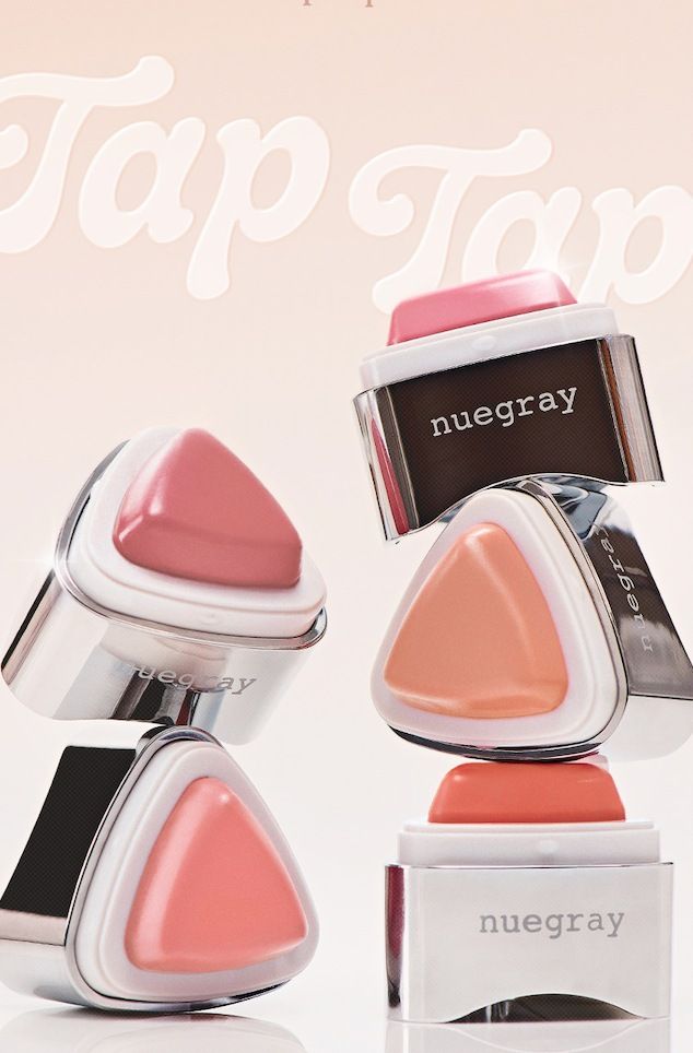 比水光更美的澎潤光！爆紅唇頰兩用「印章布丁光腮紅」，韓女化妝包都有這顆、鬆弛感裸妝必備！-21