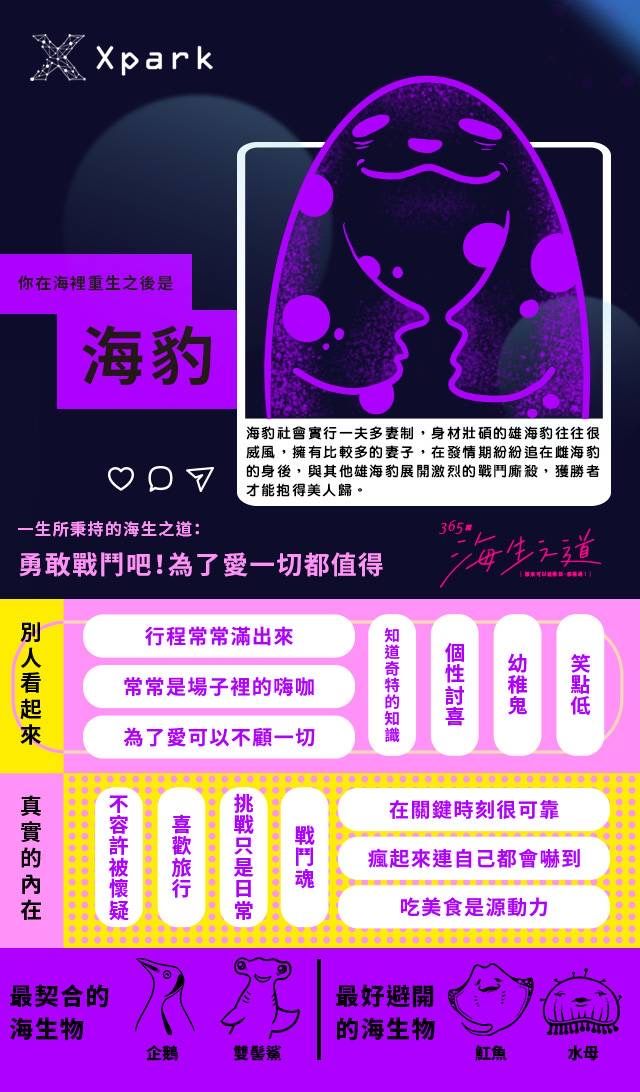 你是魟魚還是海豹？全網爆紅Xpark心理測驗測出你是哪種海洋生物！-7