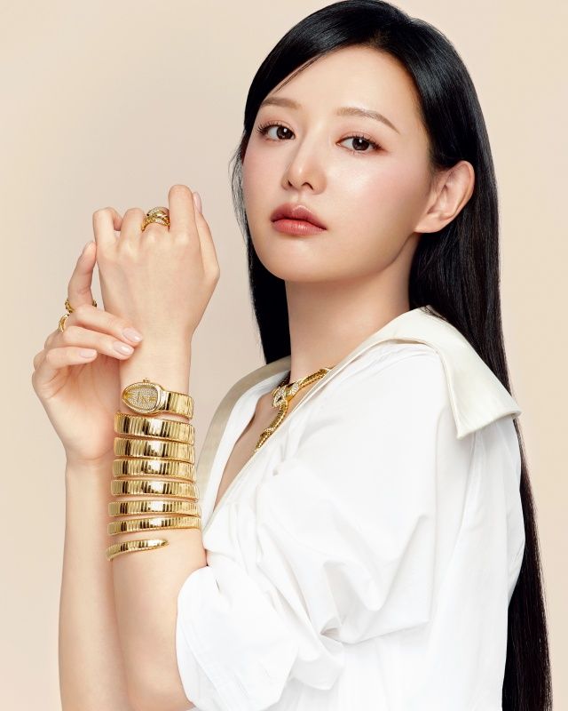 金智媛2025最新BVLGARI廣告「財閥千金感」美到震撼！寶格麗真的選對人！-2