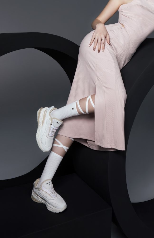 2024必買球鞋出爐！PUMA「芭蕾奶油老爹鞋」瞬間長高4公分，小隻女絕對愛爆！-6