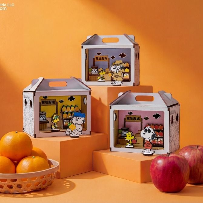 史上最萌新年禮盒！7-11開賣超呆萌「史努比水果禮盒」、蘋果史努比&招財鳳梨歐拉夫全都可愛翻！-3