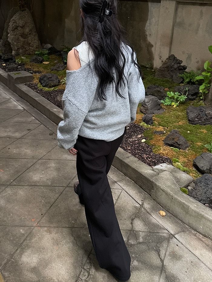 怎麼穿擺脫肉粽感？6招韓妞秋冬「針織毛衣」時髦穿搭法！每一招都不發胖、超顯瘦！-10