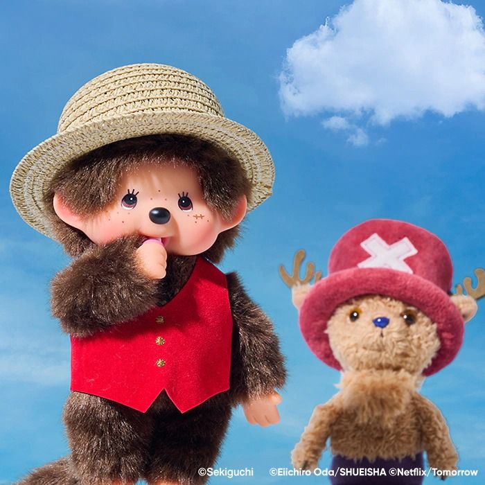 LISA最愛的蒙奇奇和《航海王》聯名了！超可愛「草帽魯夫蒙奇奇、真人版喬巴吊飾」日妞都狂搶！-9