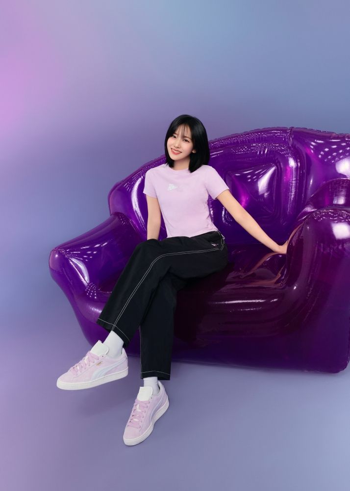 2024必買球鞋！PUMA x IVE同款「櫻花粉、寶寶藍」厚底鞋，員瑛款超顯白！-4