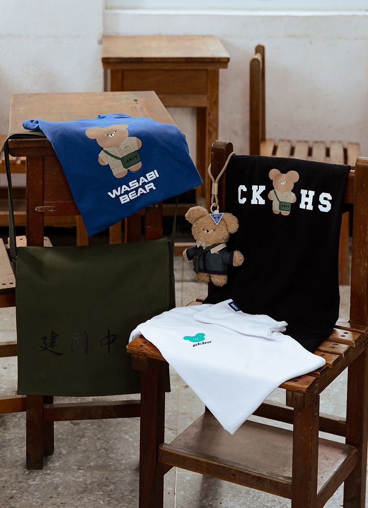 爆火IP「Wasabi Bear」聯名Grace Gift推出「建中紀念熊」母校制服小熊太可愛了！-8
