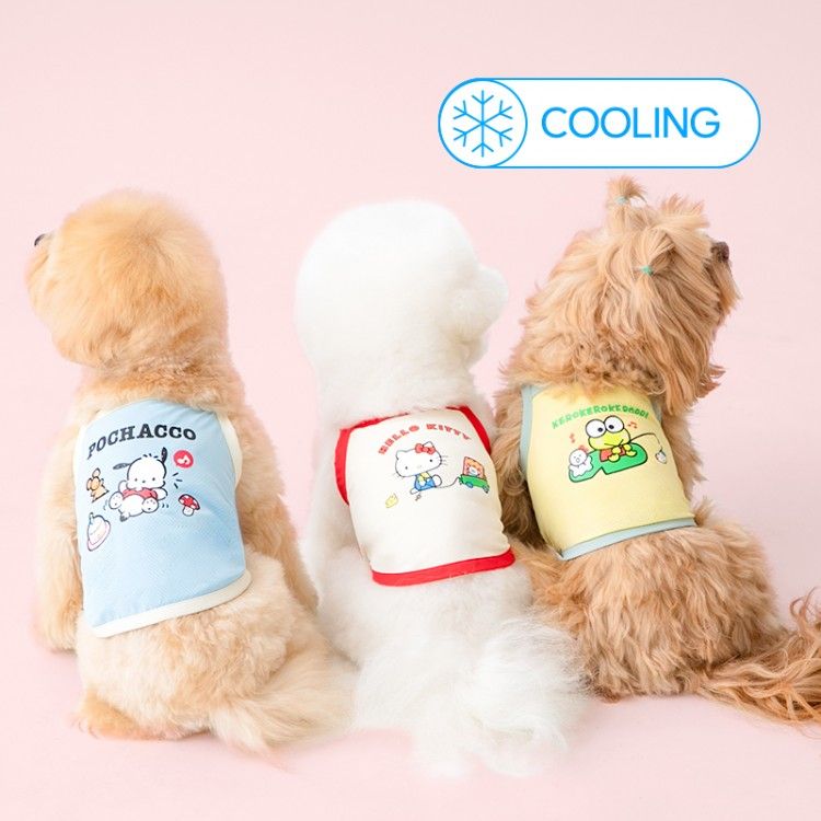 連韓牌都淪陷！三麗鷗聯名「寵物系列」可愛到失控！Kitty背心、帕洽狗車車小背包...還有冰枕收納包！-6
