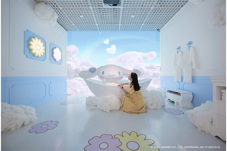 想住Hello Kitty的房間！超可愛「三麗鷗夢想飯店特展」帕恰狗海灘房、布丁狗櫃檯必拍亮點一次看！-10