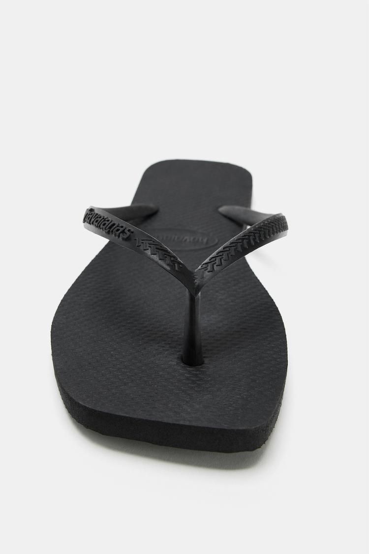 ZARA和夾腳拖之王Havaianas聯名了！低調高級「方頭拖鞋、厚底夾腳拖」官網現貨光速消失！-7