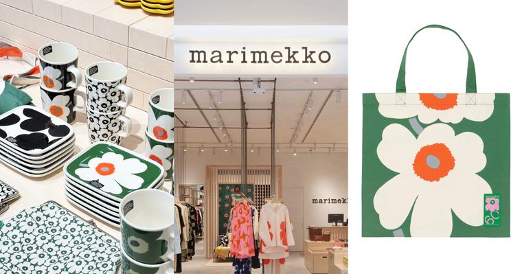 芬蘭國民品牌Marimekko超美新店鋪！小花馬克杯、帆布袋、抱枕...家裡變超有質感！
