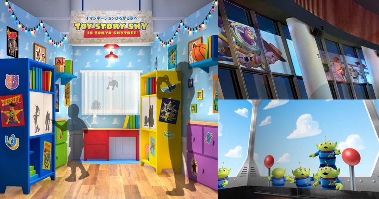 東京晴空塔×玩具總動員聯名活動來了！超可愛「三眼怪火箭電梯、巴斯光年燈光秀」必拍亮點一次看！