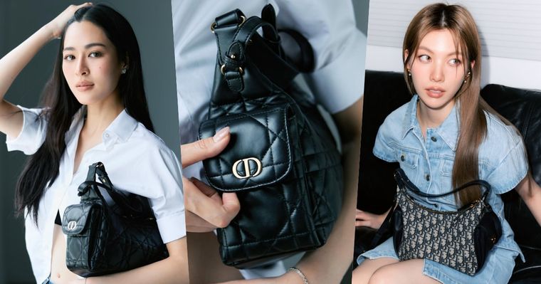 Dior超寵「鄺玲玲、Orm」泰星雙姝！秒送上新爆款「D-Dream腋下包」讓人一眼心動！