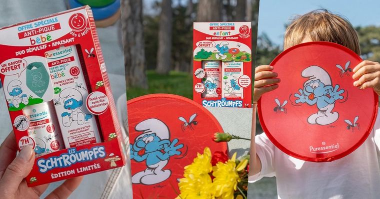 藍色小精靈聯名「夏日防蚊禮盒」正式登場！歐洲芳療保健品牌法國璞萃首次夢幻聯動，統一時代快閃抽獎活動開跑！