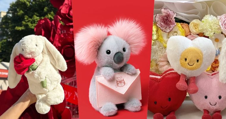 2026情人節限定Jellycat太欠買！超可愛「情書爆炸頭無尾熊、玫瑰兔兔、愛心水煮蛋玩偶」全都太想要！