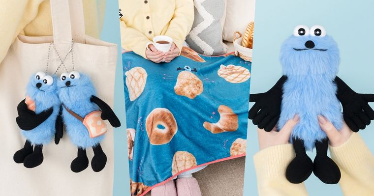 社群爆紅「藍色小布偶」帕比順順一番賞來了！超可愛「SUNSUN絨毛玩偶、小毛毯、帆布袋」這天開賣！