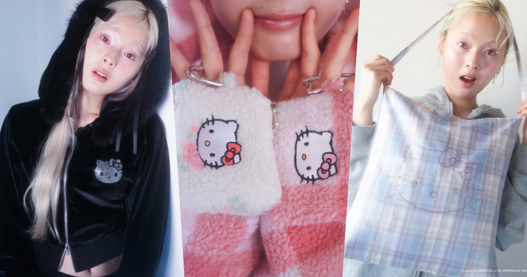 新年第一天就開搶！日牌WEGO再度聯名Hello Kitty！「軟綿綿外套＋水鑽Kitty大頭」這件一定要收！