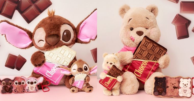 日本迪士尼又來搶錢！2026情人節限定「偷吃巧克力維尼玩偶、愛神奇奇蒂蒂吊飾」這天軟萌開賣！