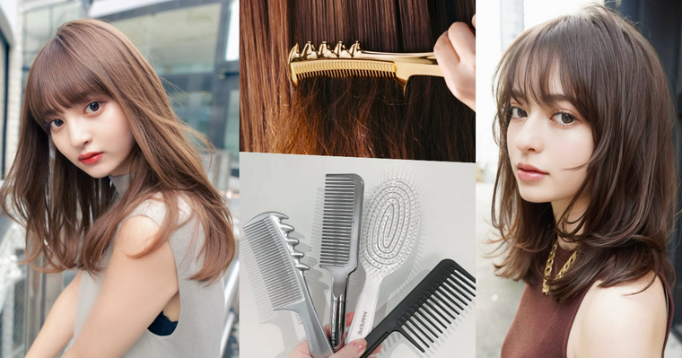 日本女生滑順光澤髮保養必備「機能梳子」推薦！國民洗澡梳、鍍金按摩梳、氣壓梳，大推百元入手快乾梳！