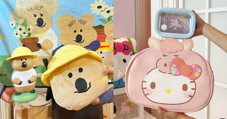 7-11開賣2026新年福袋！超萌「矮袋鼠大頭抱枕毯+存錢筒、Hello Kitty便當袋+便當盒」全都太想要！