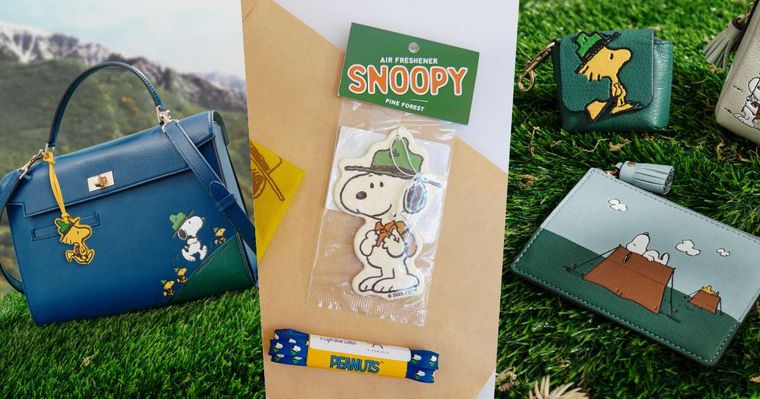 主角不是小眼睛！Anya Hindmarch史努比聯名來了！「探險SNOOPY、糊塗塔克」錢包卡套超療癒！