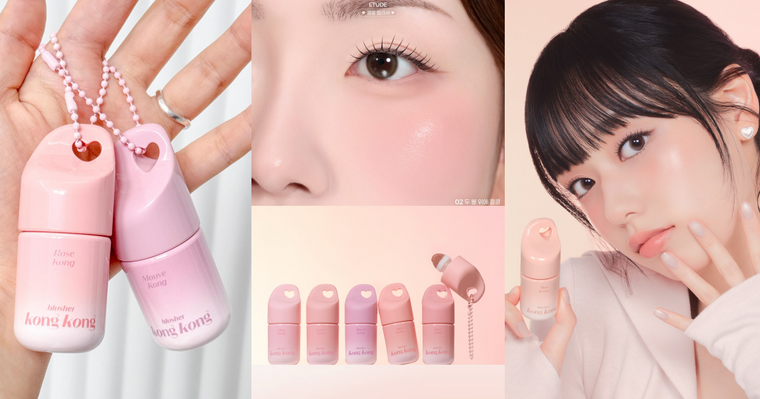 當感性風格遇上色彩專家！ETUDE攜手情緒系品牌SLOWAND，打造聯名「心動牛奶腮紅水」少女粉頰秒完成！