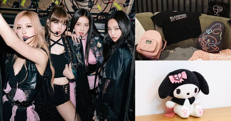 BLACKPINK跟美樂蒂聯名了！超可愛「粉蝴蝶結+黑頭套美樂蒂玩偶、霓虹抱枕」價格&開賣日期一次看！