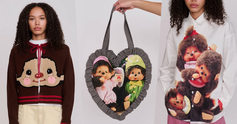 LISA最愛蒙奇奇又來了！聯名英國品牌推超萌「大頭針織外套、毛毛肩背包」！連身裙已被秒殺？！