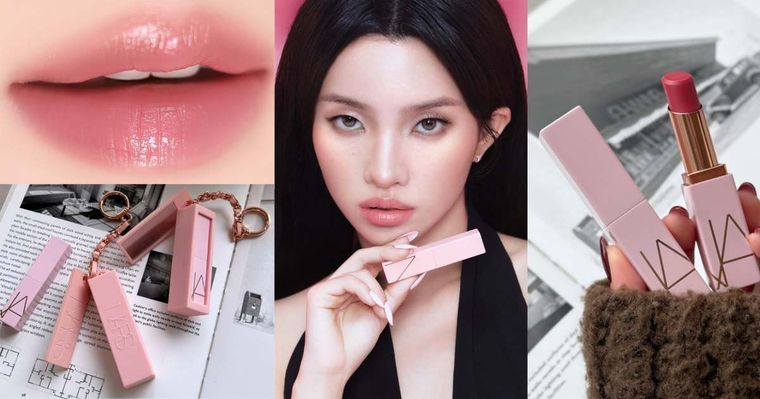 從配方到色彩全面進化！i-dle田小娟演繹NARS「激情過後嫩唇膏」奶油質地一擦顯嫩，實現24小時寶寶嫩光唇！