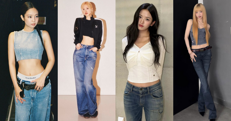 難怪比例這麼好！韓星愛穿3大牛仔褲品牌找到了！「這牌」是韓妞長腿作弊神器？！