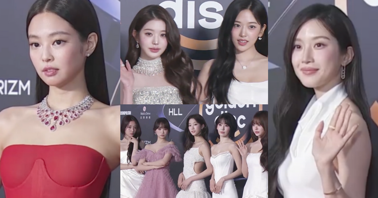 台北大巨蛋星光炸裂！2026金唱片紅毯女神直擊，IVE、文佳煐美出新高度，Jennie霸氣紅馬甲禮服、女王氣勢滿分！