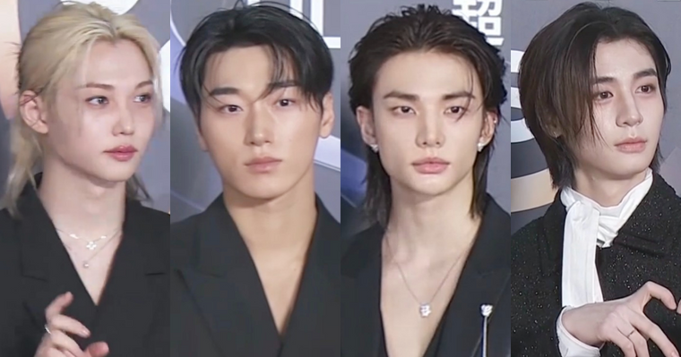 老公集散地！2026金唱片「紅毯男神」一次看！SKZ、ATEEZ全黑造型霸氣登場、氣場直接拉滿！