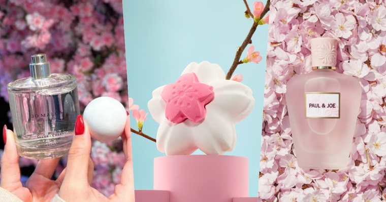 2026櫻花限量美妝清單！JoMalone櫻花香水、歐舒丹白茶櫻花、LUSH櫻花汽泡彈，一次收藏春季漫天紛飛的溫柔花香！