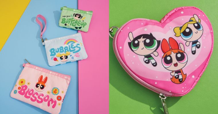 LeSportsac《飛天小女警》聯名也太可愛！花花、泡泡、毛毛收納包絕對要收！