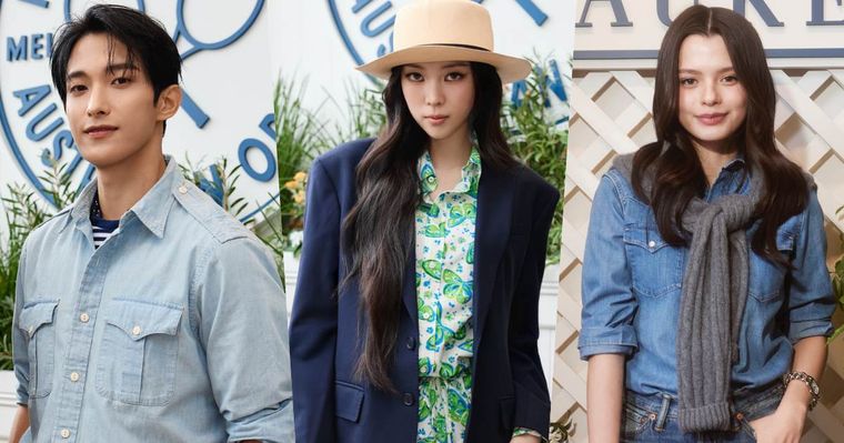 澳網公開賽變Ralph Lauren大型時裝秀！SVT DK、MEOVV Narin夢幻同框！泰星Becky也來了！