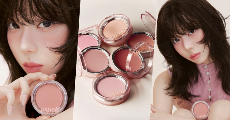 一上市就熱賣缺貨！2026早春韓國話題「磨皮腮紅」，Winter同款雙色疊刷公式必收藏，顯氣色又超有氛圍感！