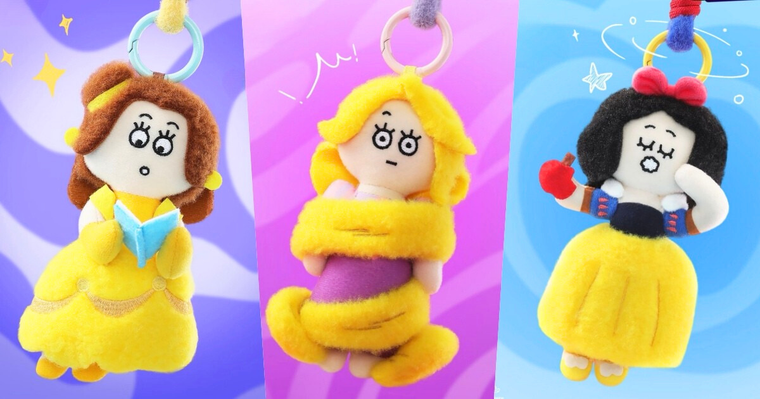 社群爆紅「迪士尼在逃公主」吊飾太欠買！超傻眼樂佩公主、懶洋洋白雪公主全都好想要！