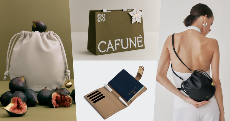 來挑聖誕禮物了！質感女孩愛牌Cafuné上新品「月牙包、護照夾」夢幻登場！快閃店還可手繪英文縮寫！