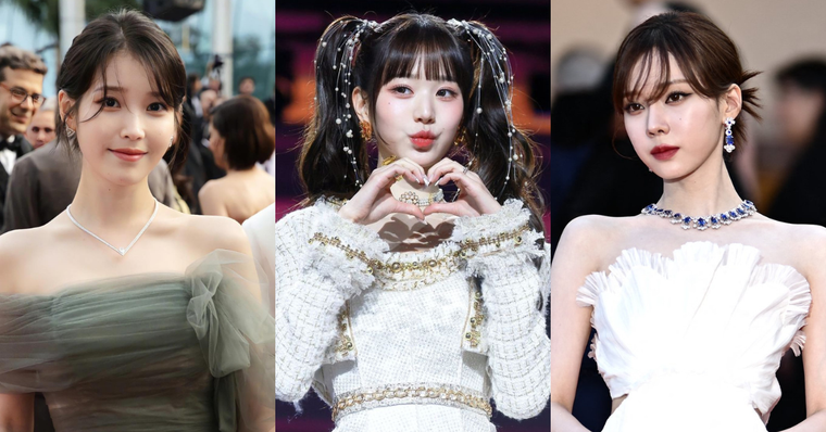 韓網熱議6大KPOP女偶像傳奇紅毯照！IU坎城驚豔全球，Winter、張員瑛同列KPOP最強紅毯女神！