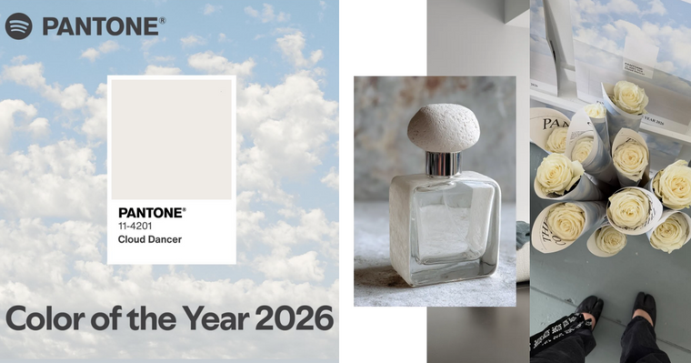 2026 Pantone年度代表色出爐！「Cloud Dancer雲白色」療癒登場！用最溫柔色調開啟新的一年！