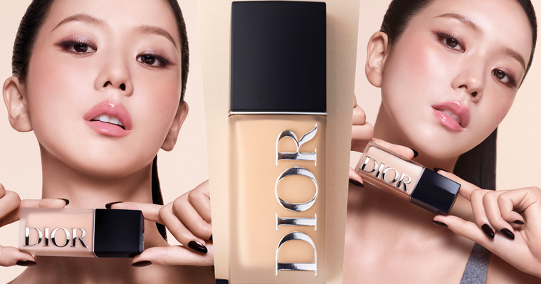 JISOO同款粉底曝光！DIOR最新「超完美持久粉底液」升級登場，柔霧VS柔光粉底液PK、濾鏡級底妝選哪個？