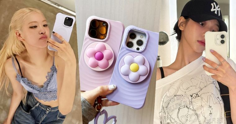 韓星公認好用「水波紋手機殼」終於出新色！ CORTIS馬丁、高允貞、Rosé自拍狂拿！霧紫色真的美！