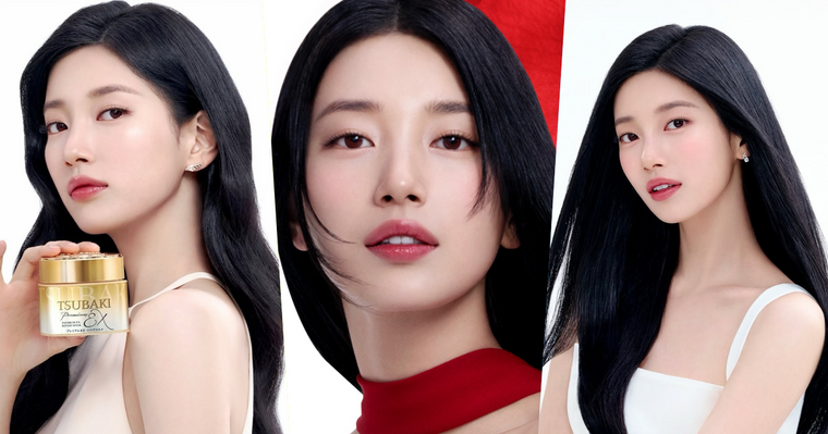 國民初戀秀智接棒李聖經！TSUBAKI思波綺官宣全新代言人，天使光秀髮全靠「金髮膜」，一抹即沖也能讓頭髮柔亮滑順！